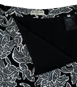 Balenciaga Floral Print Jacquard Skirt XS