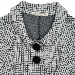 Pre Owned Balenciaga Monochrome Tie Top M