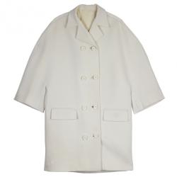 Balenciaga Cream Trench Coat S