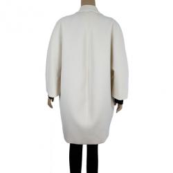 Balenciaga Cream Trench Coat S