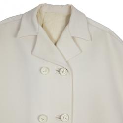 Balenciaga Cream Trench Coat S