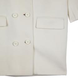 Balenciaga Cream Trench Coat S