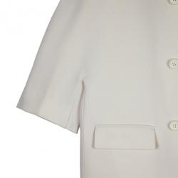 Balenciaga Cream Trench Coat S