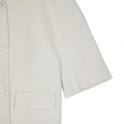 Balenciaga Cream Trench Coat S