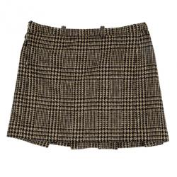 Pre Owned Balenciaga Tweed A-Line Skirt S
