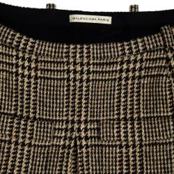 Pre Owned Balenciaga Tweed A-Line Skirt S