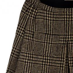 Pre Owned Balenciaga Tweed A-Line Skirt S