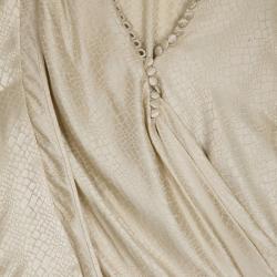 Balenciaga Silk Side Draped Dress S