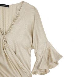 مملوكة مسبقًا Balenciaga Silk Side Draped Dress S