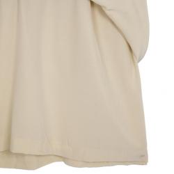 Balenciaga Silk Side Draped Dress S