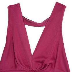 Balenciaga Halterneck Fuschia Top S