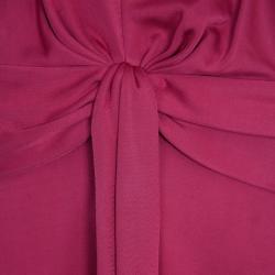 Balenciaga Halterneck Fuschia Top S