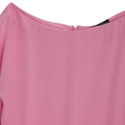 Pre Owned Balenciaga Dolman Sleeve Silk Shift Dress S