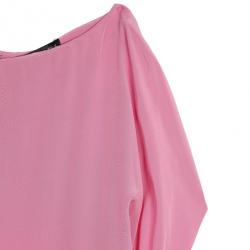 Pre Owned Balenciaga Dolman Sleeve Silk Shift Dress S