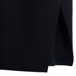 Pre Owned Balenciaga Peplum Laser Cut Dress S