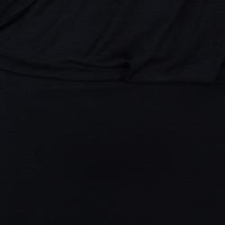 مملوكة مسبقًا فستان بالنسيياغا أسود كتف درابيه S