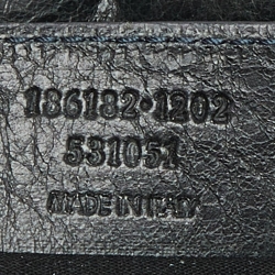 Pre Owned Balenciaga Green Leather Giant 21 Envelope Clutch