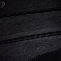 Pre Owned Balenciaga Black Leather Papier Sight Clutch