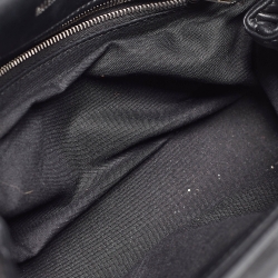 مملوكة مسبقًا Balenciaga Black Quilted Leather Touch Puffy Clutch