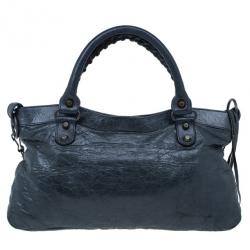 مملوكة مسبقًا Balenciaga Black Leather Classic First Shoulder Bag