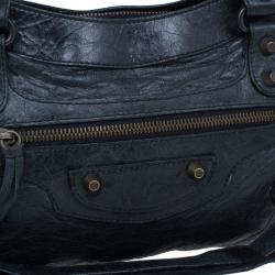 مملوكة مسبقًا Balenciaga Black Leather Classic First Shoulder Bag