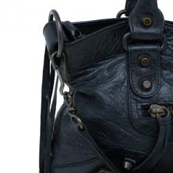  مملوكة مسبقًا Balenciaga Black Leather Classic First Shoulder Bag