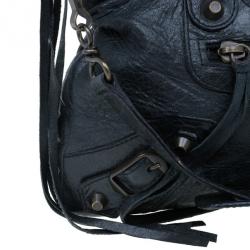مملوكة مسبقًا Balenciaga Black Leather Classic First Shoulder Bag
