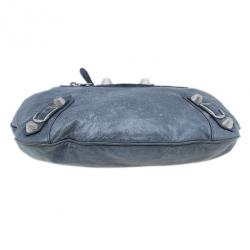 Pre Owned Balenciaga Grey Leather Giant Hobo