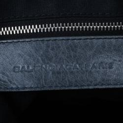 Pre Owned Balenciaga Grey Leather Giant Hobo