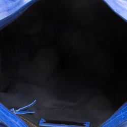 Pre Owned Balenciaga Blue Leather Classic City RH Tote