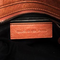 Pre Owned Balenciaga Mandarin Leather Giant 21 Midday Tote