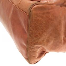 Pre Owned Balenciaga Mandarin Leather Giant 21 Midday Tote