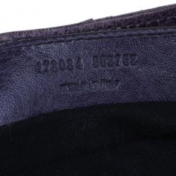 مملوكة مسبقًا Balenciaga Purple Leather Giant City