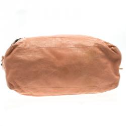 Pre Owned Balenciaga Rose Blush Leather Classic Day RH Hobo