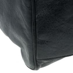 Pre Owned Balenciaga Black Leather Twiggy Bag