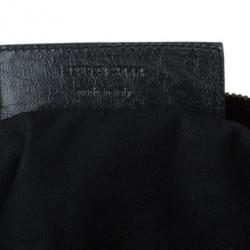 Pre Owned Balenciaga Black Leather Twiggy Bag