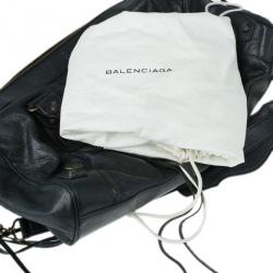 Pre Owned Balenciaga Black Leather Twiggy Bag