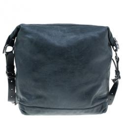 Balenciaga Grey Leather Day Messenger Bag