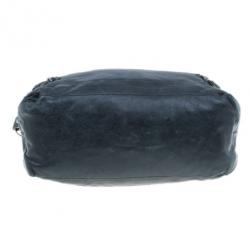 Balenciaga Grey Leather Day Messenger Bag