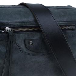 Balenciaga Grey Leather Day Messenger Bag