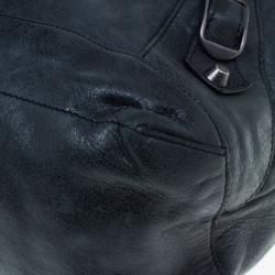 Balenciaga Grey Leather Day Messenger Bag