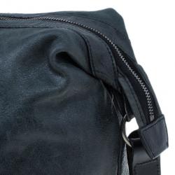 Balenciaga Grey Leather Day Messenger Bag