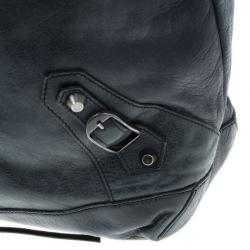 Balenciaga Grey Leather Day Messenger Bag