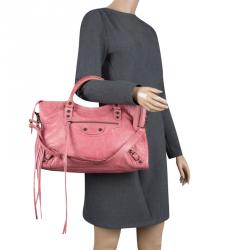 Pre Owned Balenciaga Sorbet Leather Classic City RH Tote