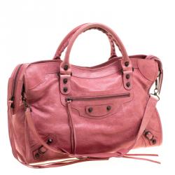 Pre Owned Balenciaga Sorbet Leather Classic City RH Tote