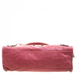 Pre Owned Balenciaga Sorbet Leather Classic City RH Tote