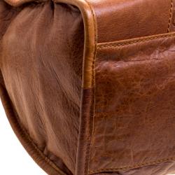 Pre Owned Balenciaga Brown Leather Classic City GGH Tote