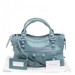 Pre Owned Balenciaga Papeete Leather Brogues GCH Classic City Tote
