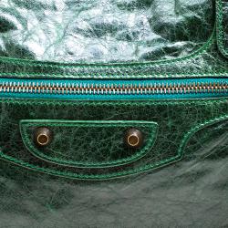 Pre Owned Balenciaga Pine Leather Classic City RH Tote