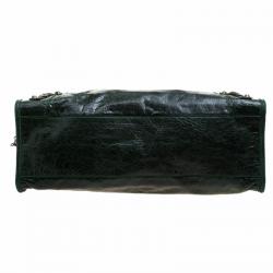 Pre Owned Balenciaga Pine Leather Classic City RH Tote